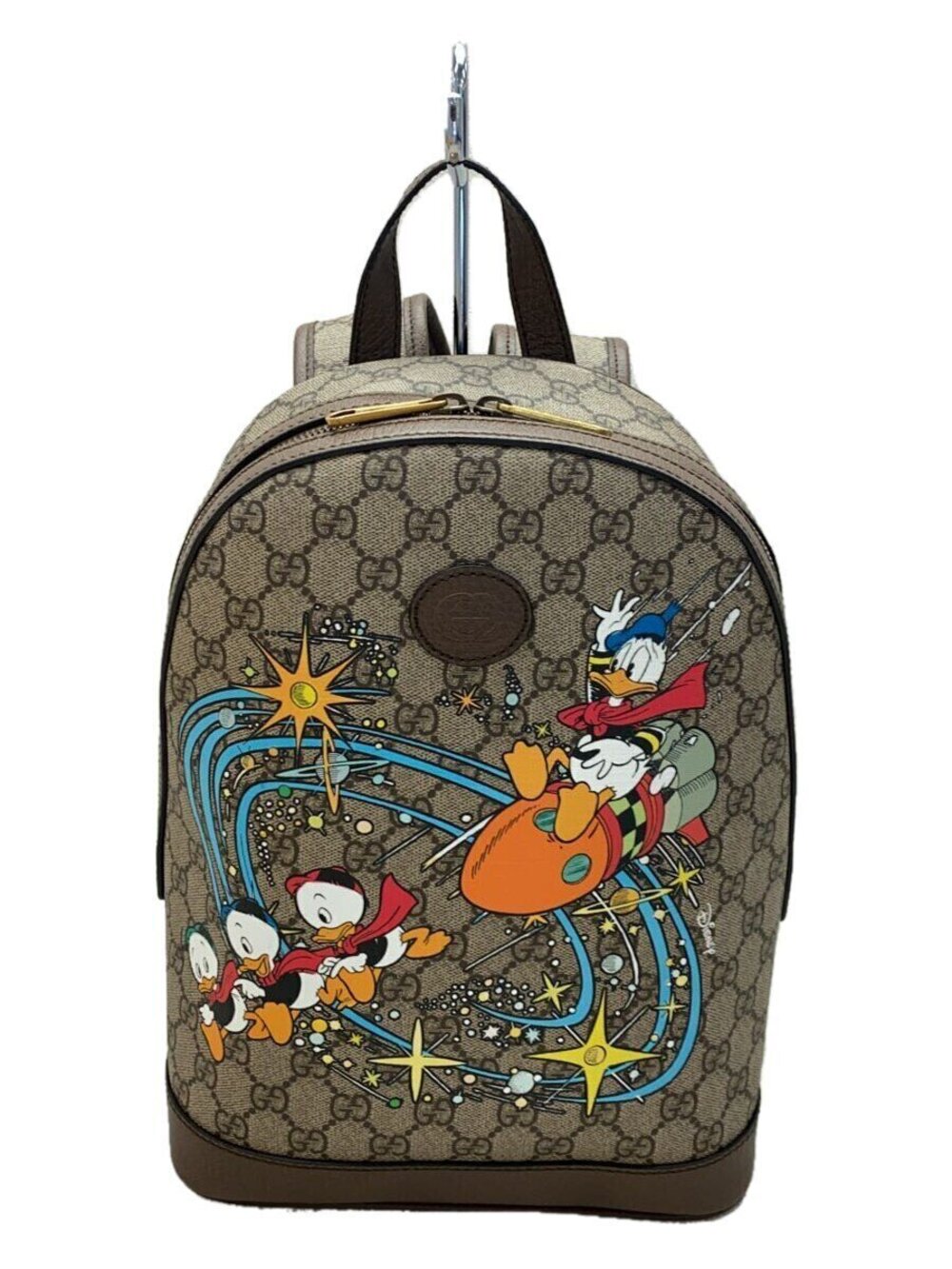 Gucci Disney Donald Duck backpack GG Supreme graphic